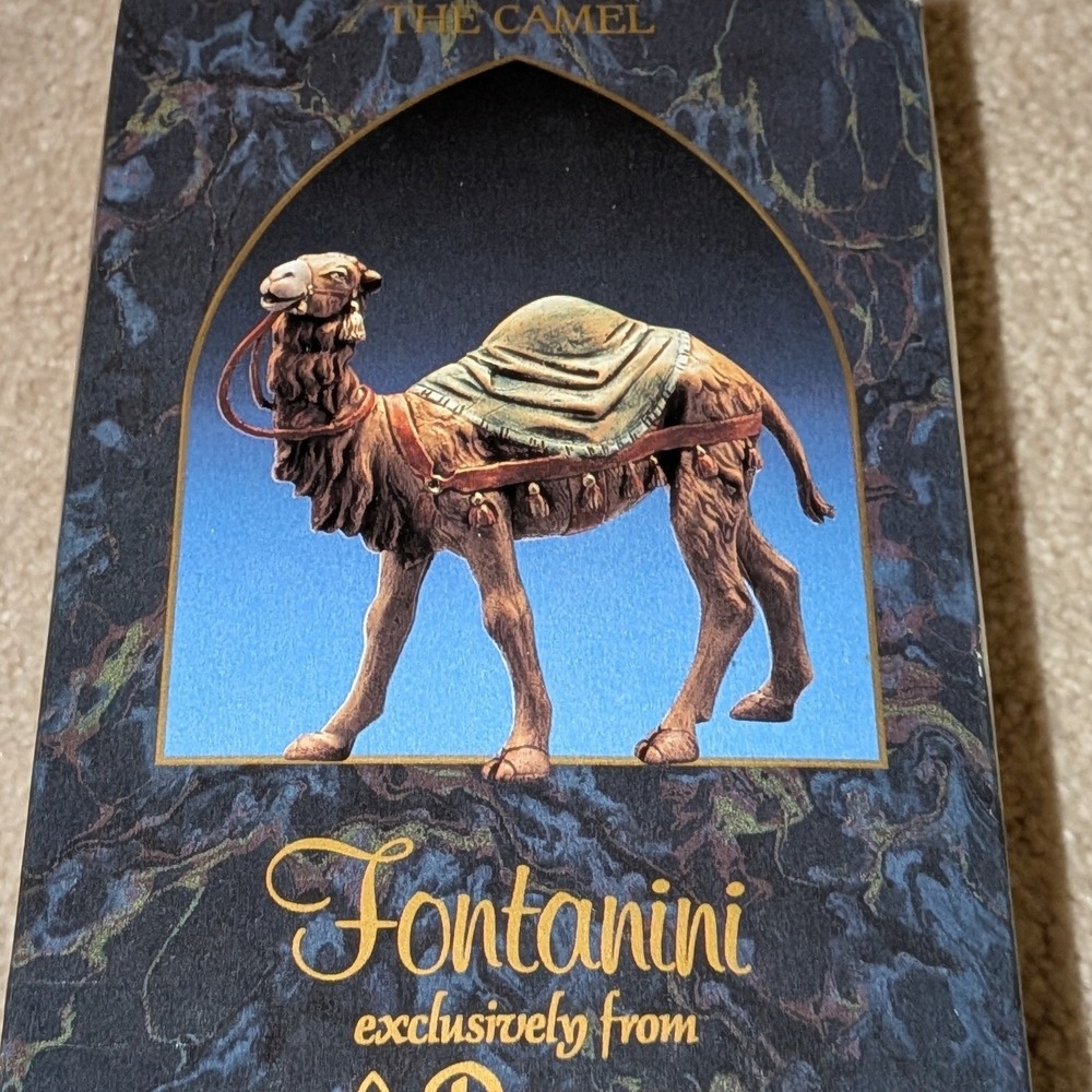 VTG Fontanini Heirloom Nativity The Camel 5' Collection 72526 Italy 1992 NIB